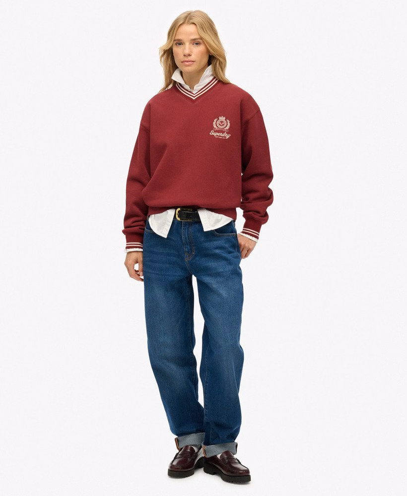Bluza z dekoltem w serek Country Club