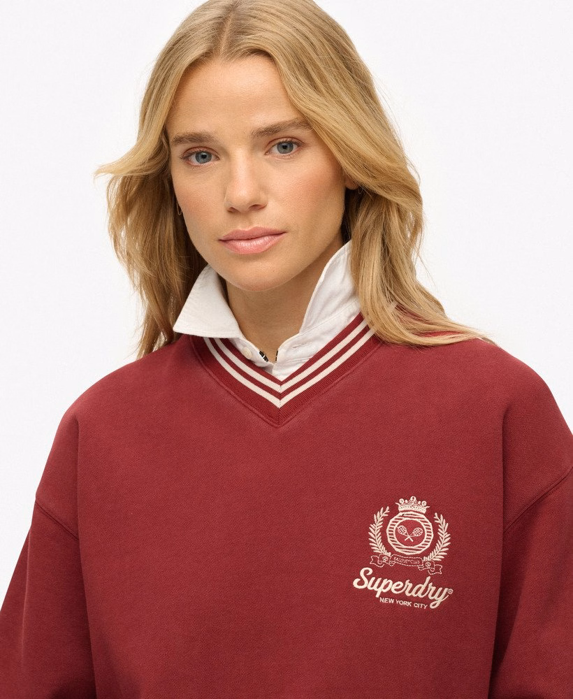 Bluza z dekoltem w serek Country Club