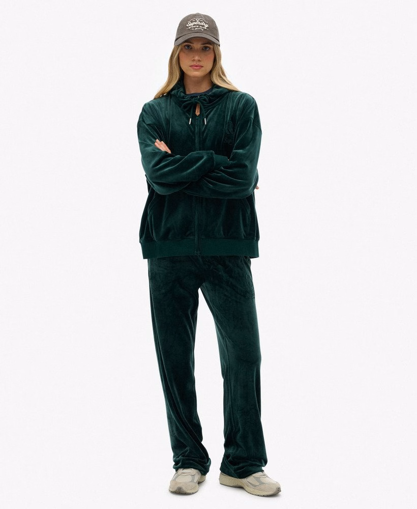Bluza z kapturem Country Club Velour Zip