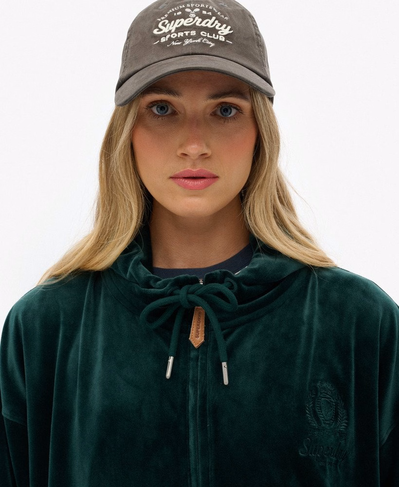 Bluza z kapturem Country Club Velour Zip