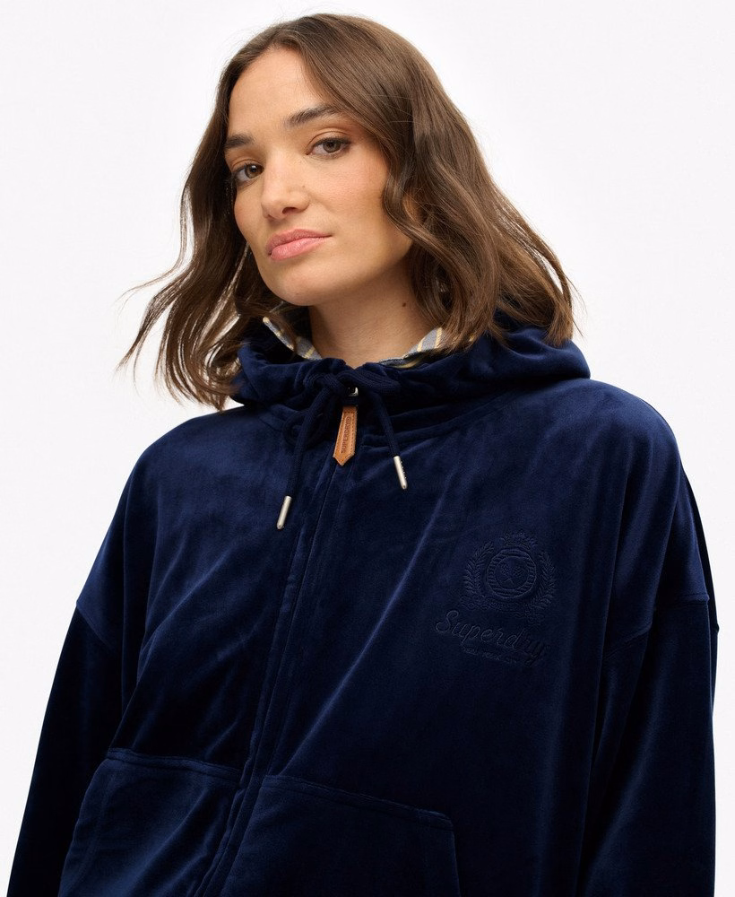 Bluza z kapturem Country Club Velour Zip