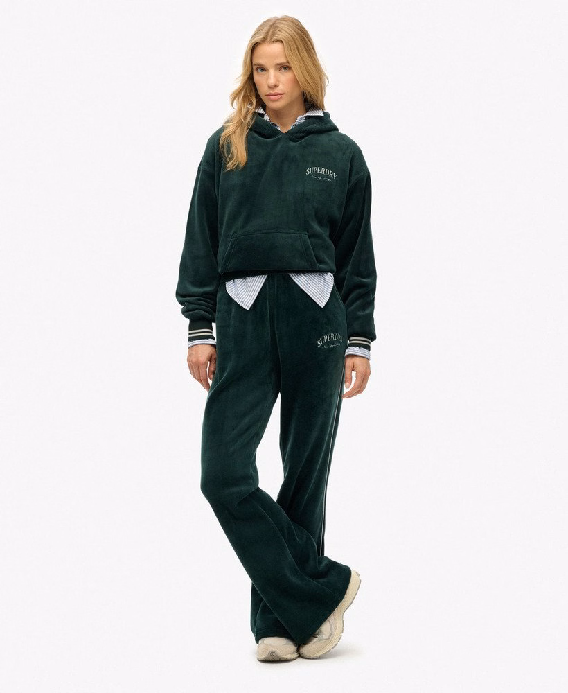 Bluza z kapturem Country Club Velour Relaxed