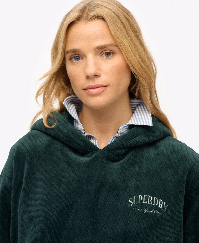 Bluza z kapturem Country Club Velour Relaxed