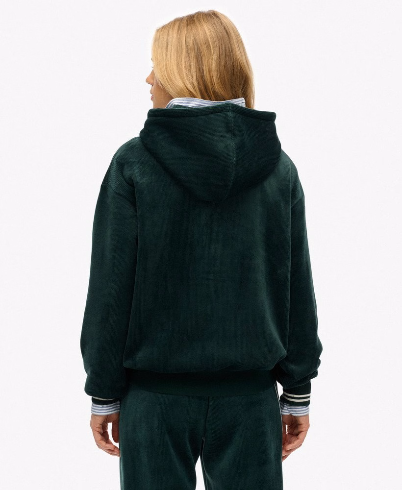 Bluza z kapturem Country Club Velour Relaxed