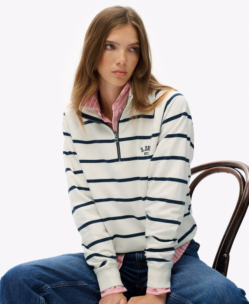 Bluza Athletic Essentials Stripe Half Zip