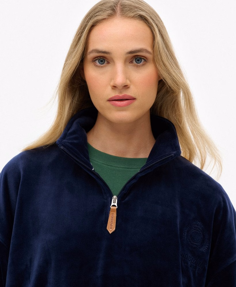 Country Club Velour Quarter Zip