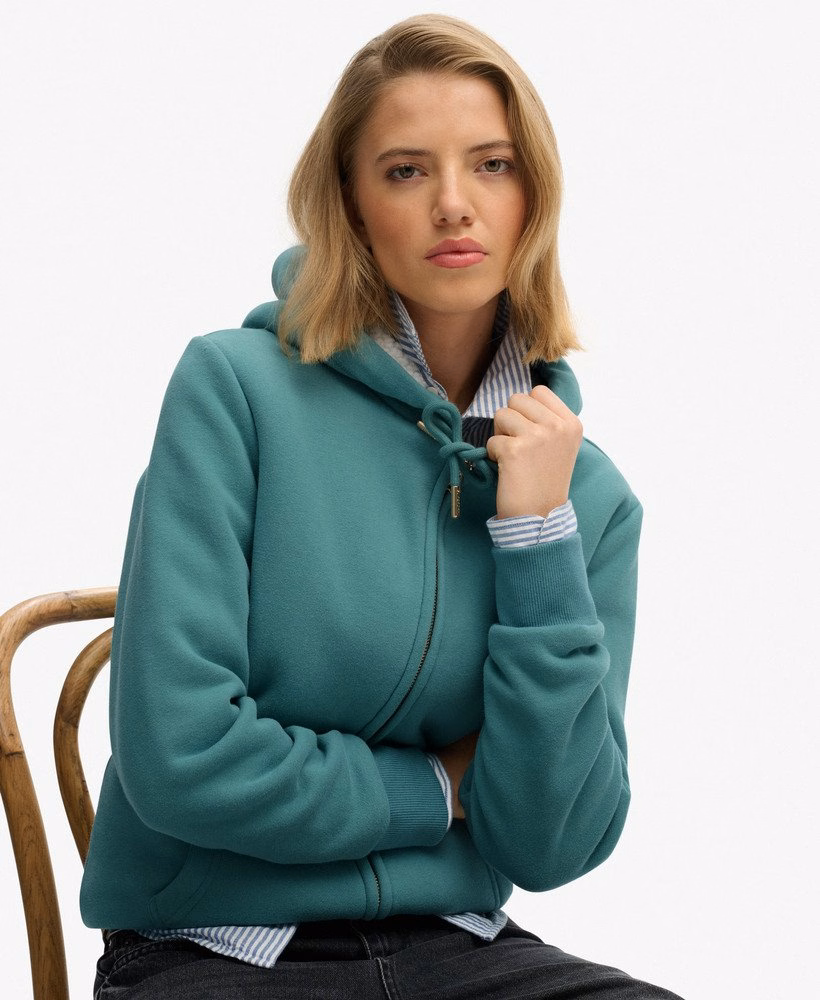 Bluza z kapturem Essential Borg Lined Zip