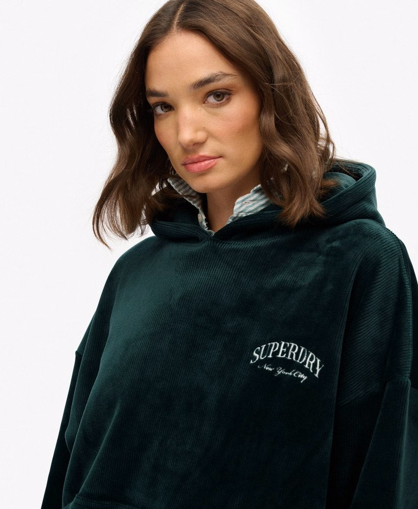 Bluza z kapturem Country Club Velour Relaxed