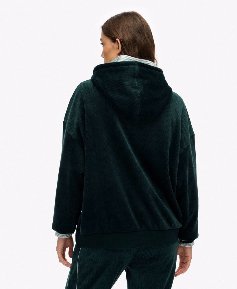 Bluza z kapturem Country Club Velour Relaxed