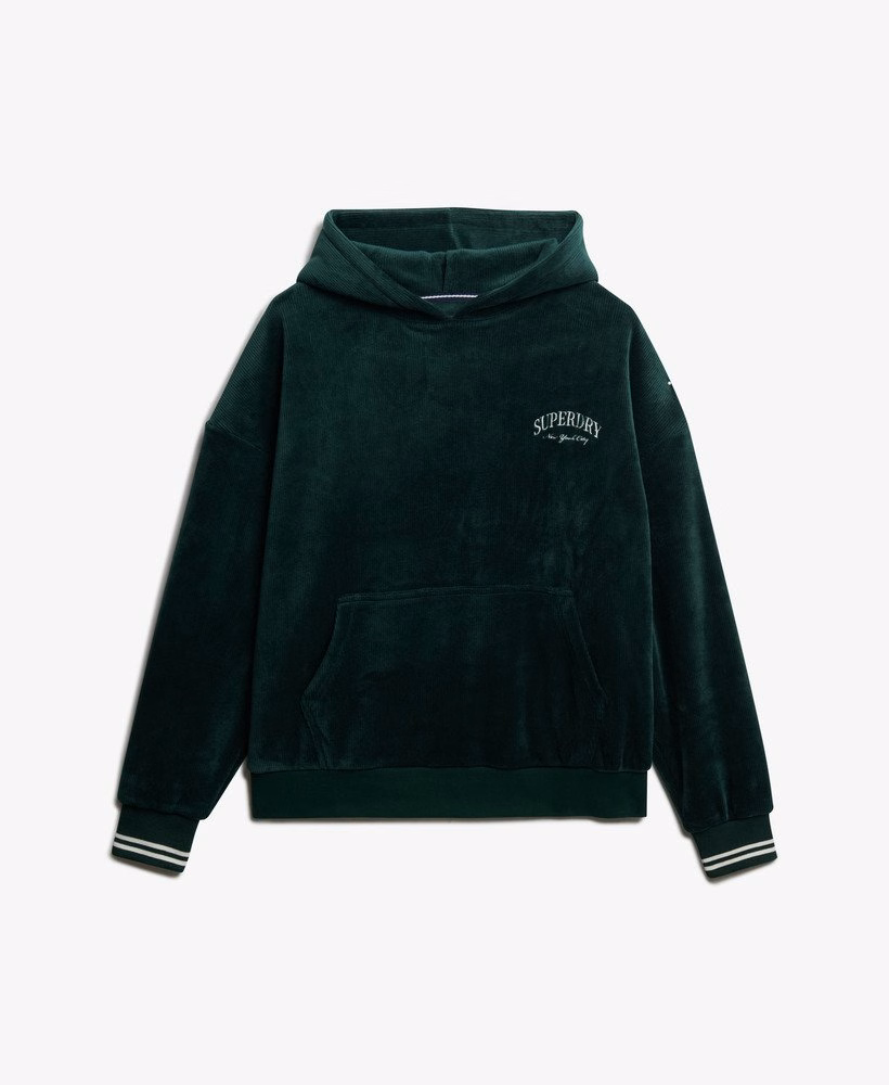 Bluza z kapturem Country Club Velour Relaxed