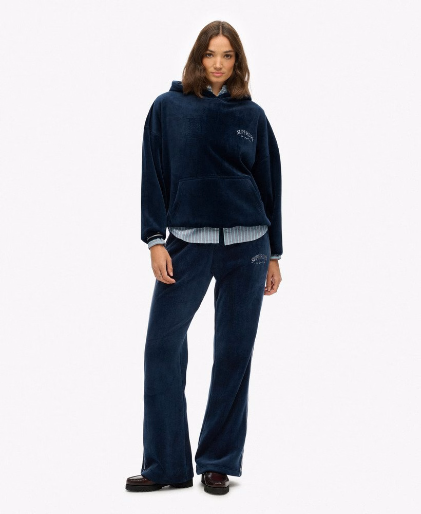Bluza z kapturem Country Club Velour Relaxed