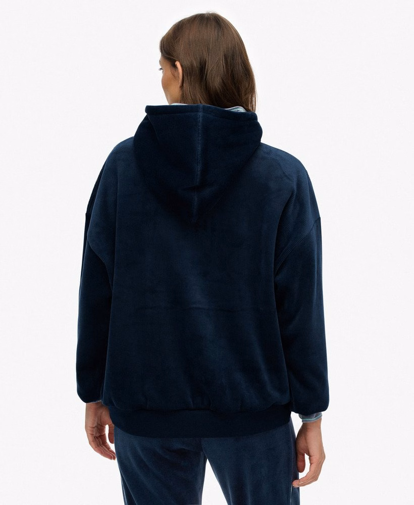 Bluza z kapturem Country Club Velour Relaxed