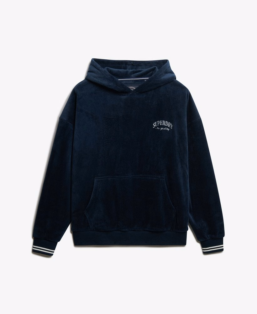 Bluza z kapturem Country Club Velour Relaxed