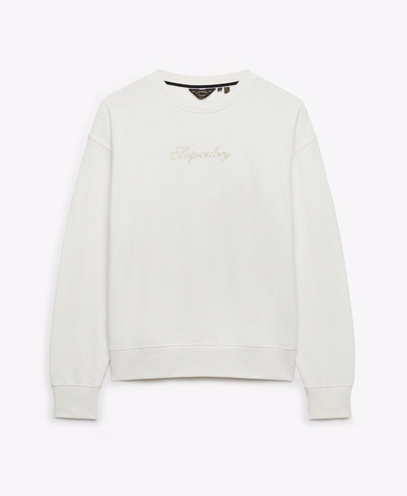 Bluza z kapturem Script Brand Loose Crew