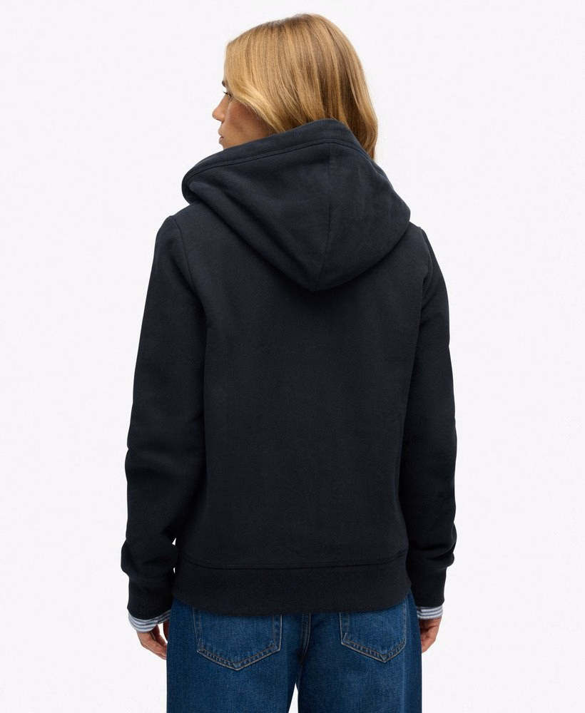 Bluza z kapturem Essential Logo zapinana na zamek, półszczotkowana