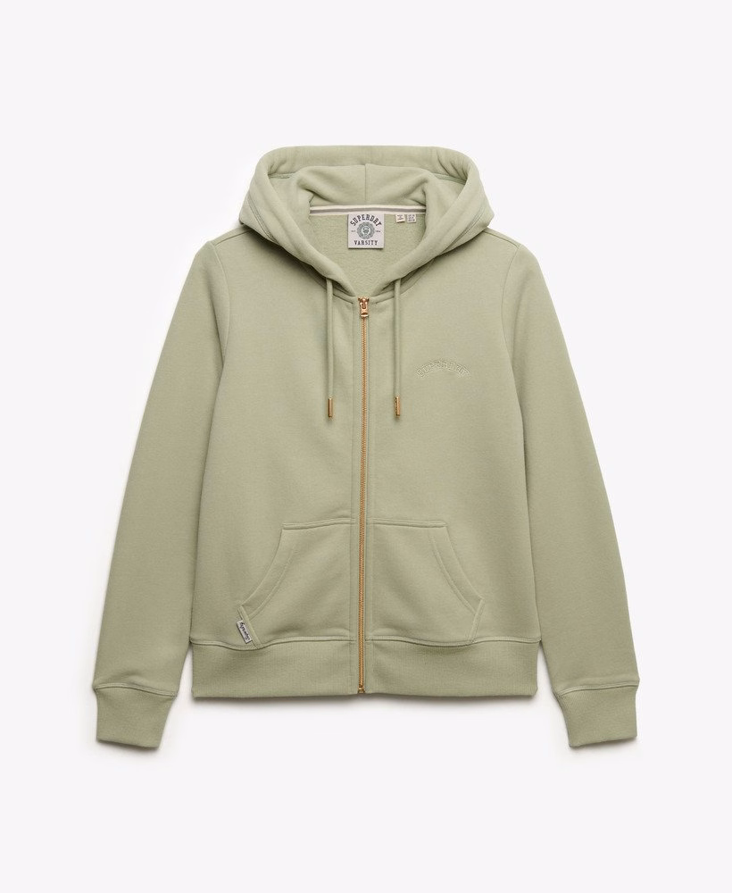 Bluza z kapturem Essential Logo zapinana na zamek, półszczotkowana