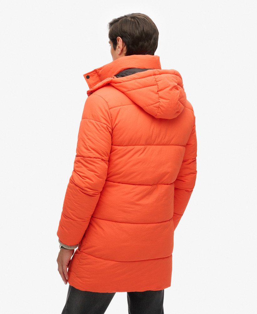 kurtka typu parka expedition padded w kolorze intensywnej pomarańczy