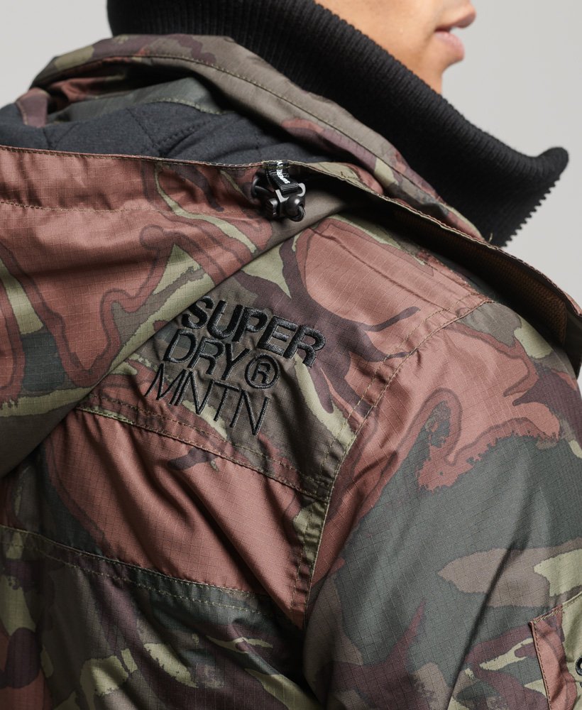 kurtka wiatrówka mountain sd w kolorze army camo