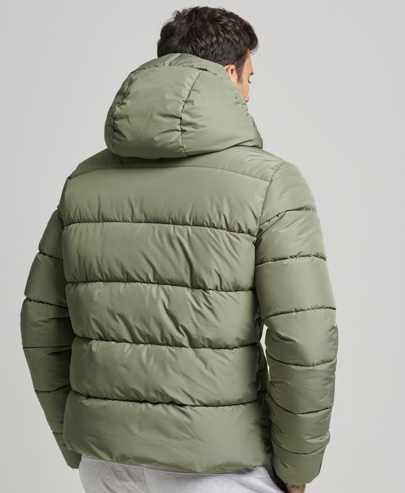 kurtka sportowa z kapturem w kolorze dusty olive