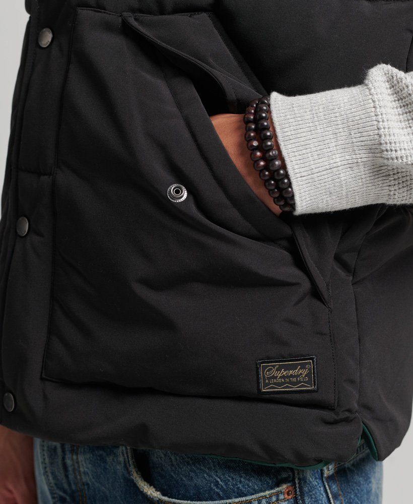 kamizelka vintage mountain w kolorze jet black