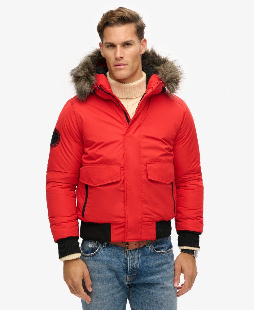 kurtka bomber everest w kolorze głębokiej jagody