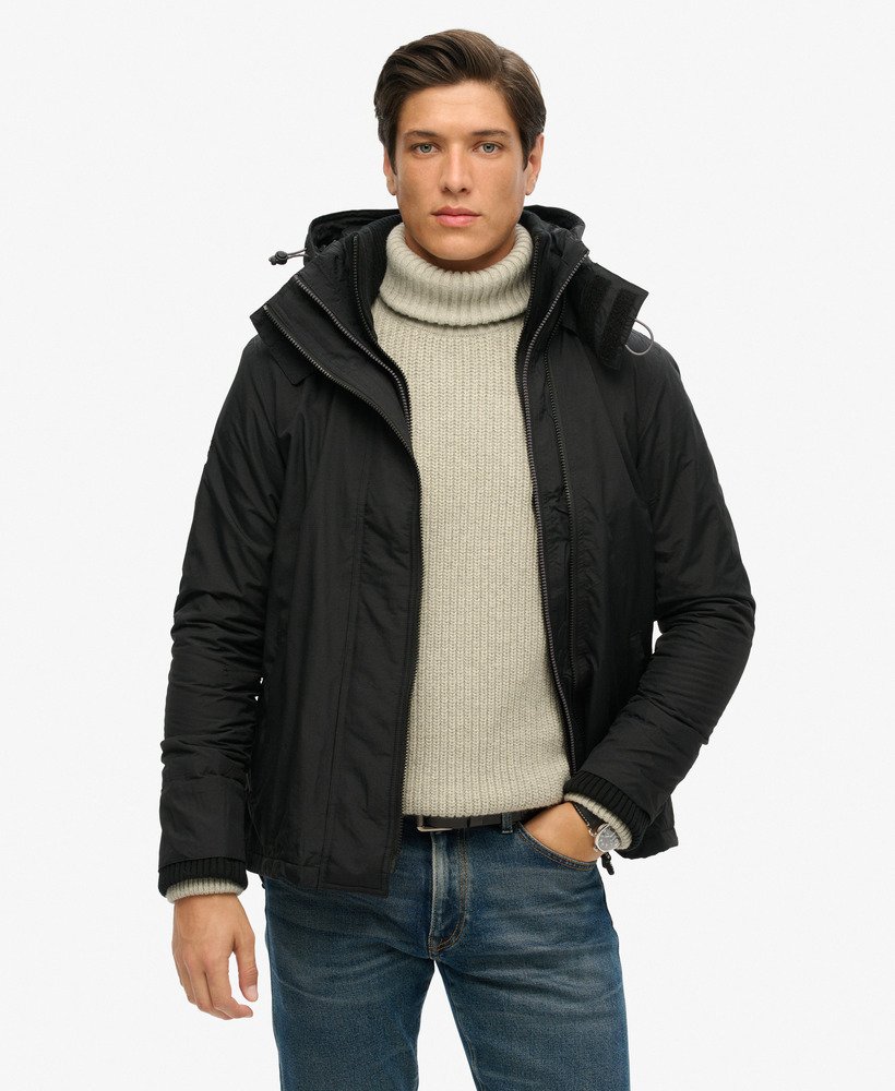 kurtka wiatrówka pop zip hood arctic sd-windcheater w kolorze czarnymrock