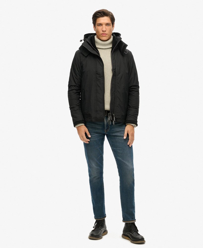 kurtka wiatrówka pop zip hood arctic sd-windcheater w kolorze czarnymrock