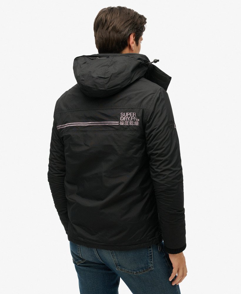 kurtka wiatrówka pop zip hood arctic sd-windcheater w kolorze czarnymrock