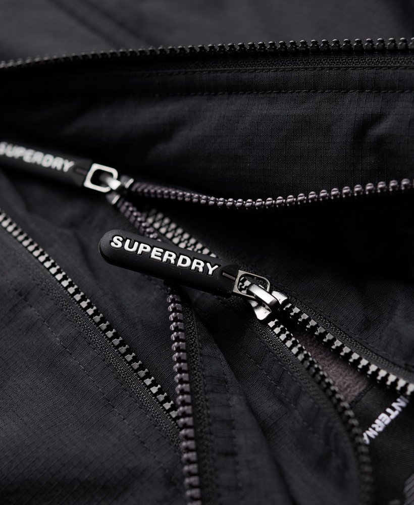 kurtka wiatrówka pop zip hood arctic sd-windcheater w kolorze czarnymrock