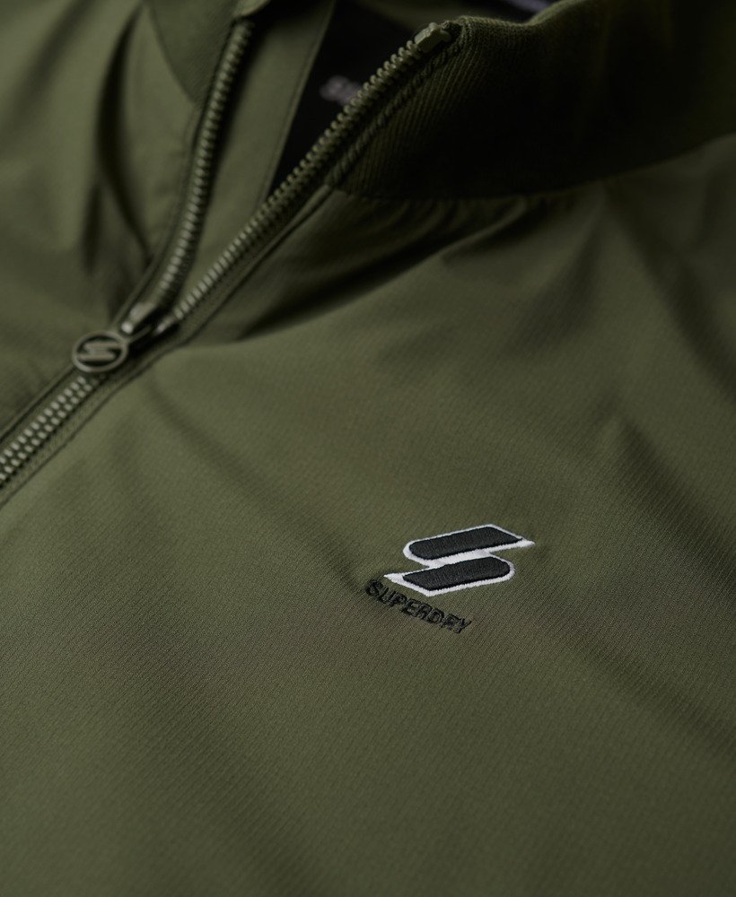 kurtka treningowa harrington w kolorze ciemnej zieleni mchu