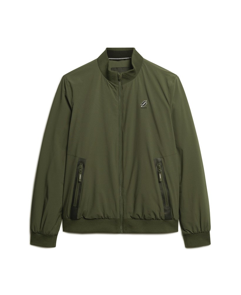 kurtka treningowa harrington w kolorze ciemnej zieleni mchu