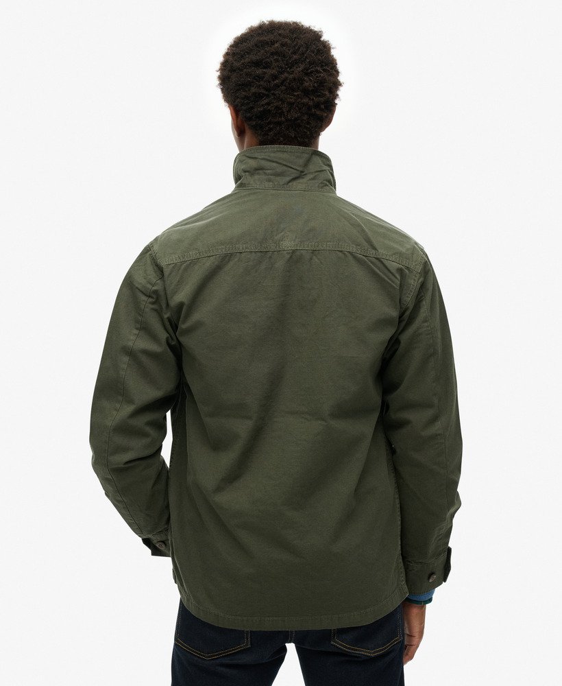 kurtka wojskowa typu overshirt w kolorze oliwkowym surplus goods