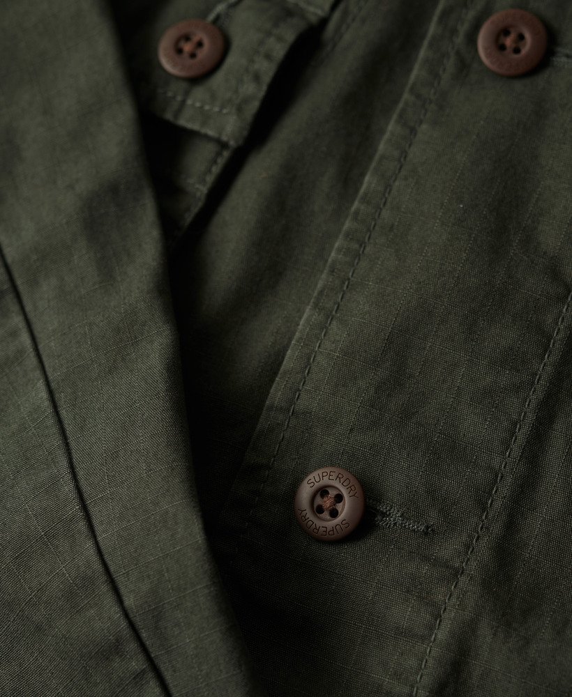 kurtka wojskowa typu overshirt w kolorze oliwkowym surplus goods