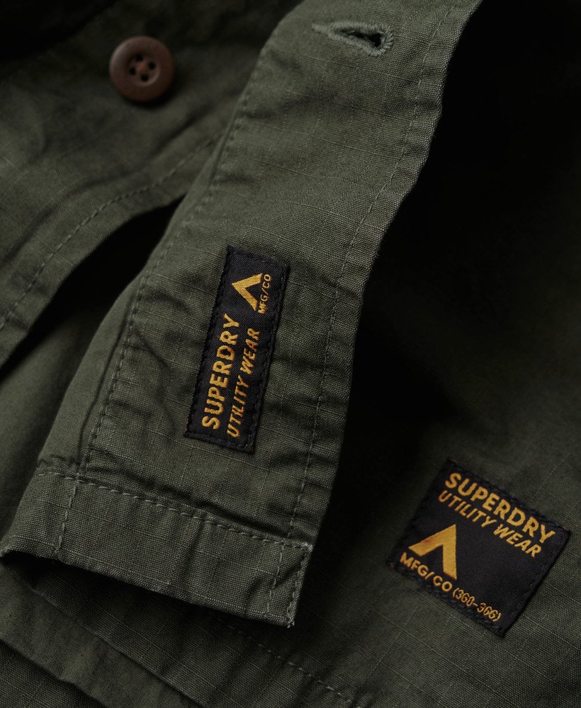 kurtka wojskowa typu overshirt w kolorze oliwkowym surplus goods