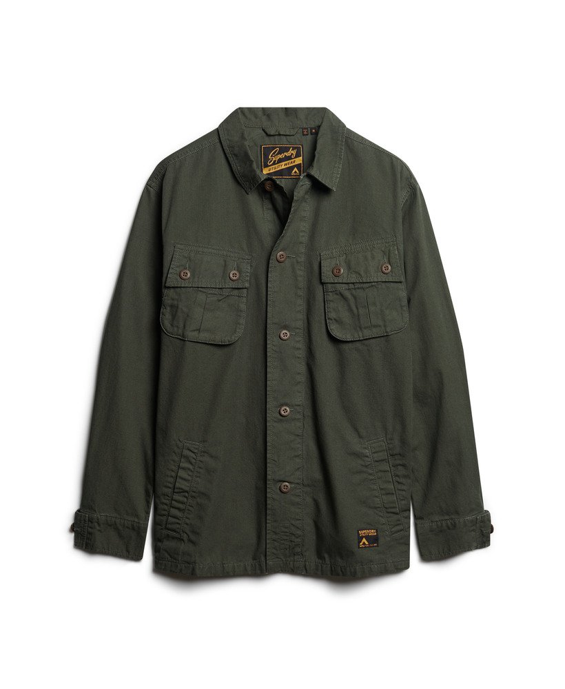 kurtka wojskowa typu overshirt w kolorze oliwkowym surplus goods