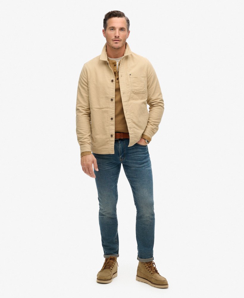sklep handlowy – koszula wierzchnia moleskin w kolorze canyon beige