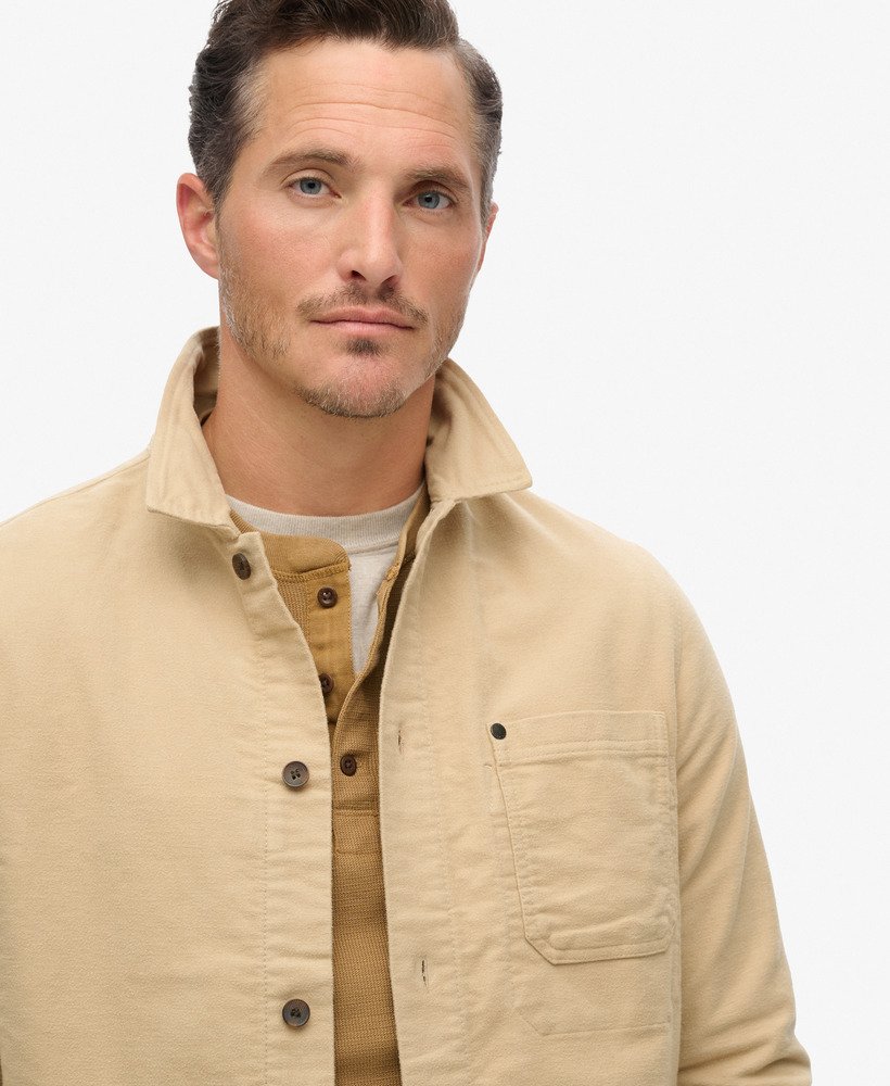 sklep handlowy – koszula wierzchnia moleskin w kolorze canyon beige