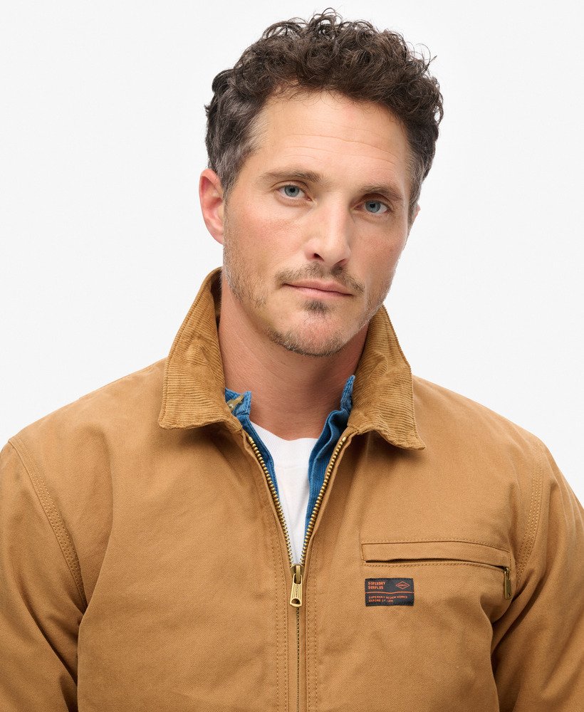 kurtka surplus ranch w kolorze denim co tobacco brown