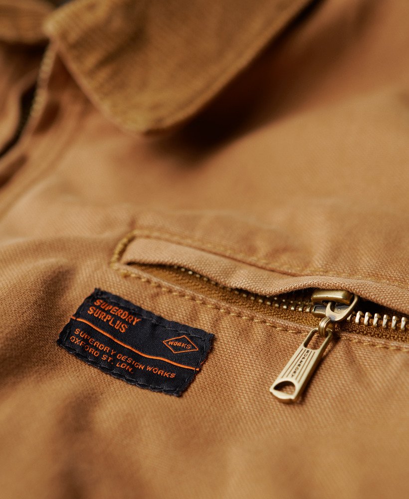 kurtka surplus ranch w kolorze denim co tobacco brown