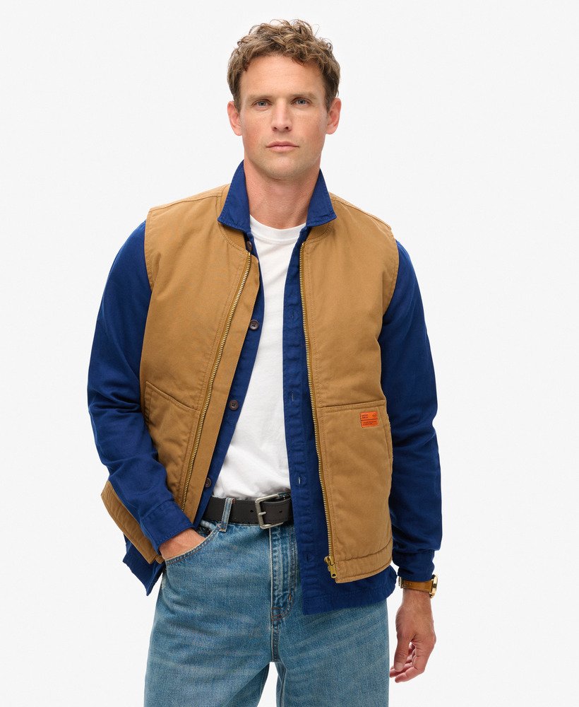 kamizelka robocza surplus w kolorze denim co tobacco brown