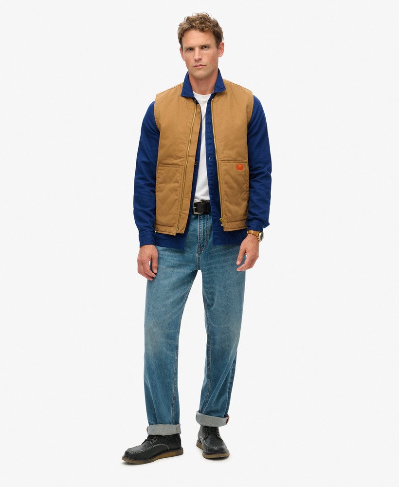 kamizelka robocza surplus w kolorze denim co tobacco brown
