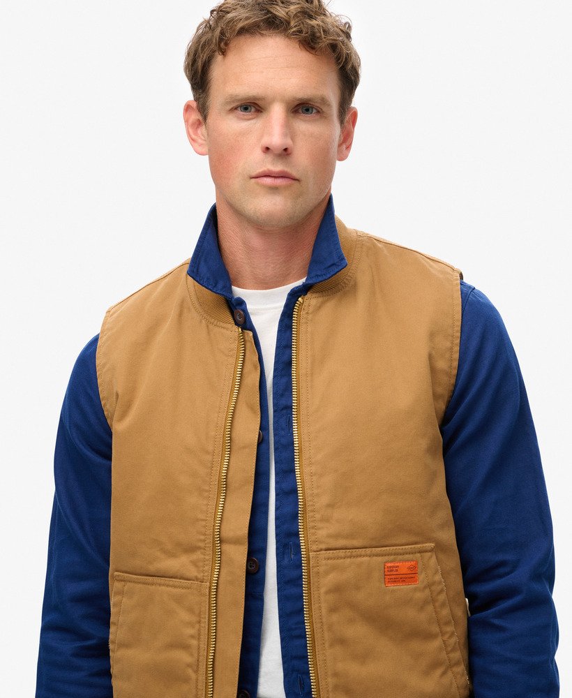 kamizelka robocza surplus w kolorze denim co tobacco brown