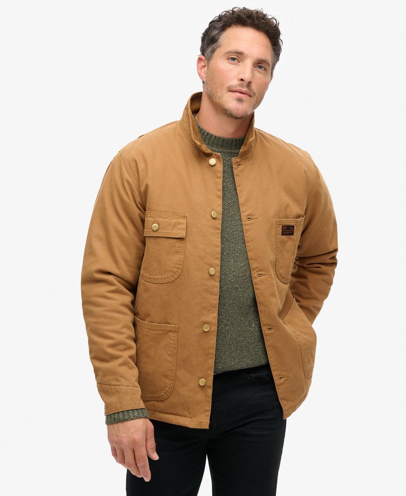 kurtka surplus four pocket w kolorze denim co tobacco brown