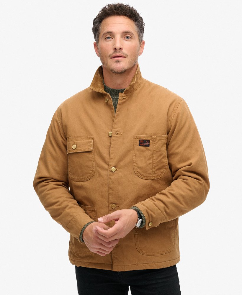 kurtka surplus four pocket w kolorze denim co tobacco brown