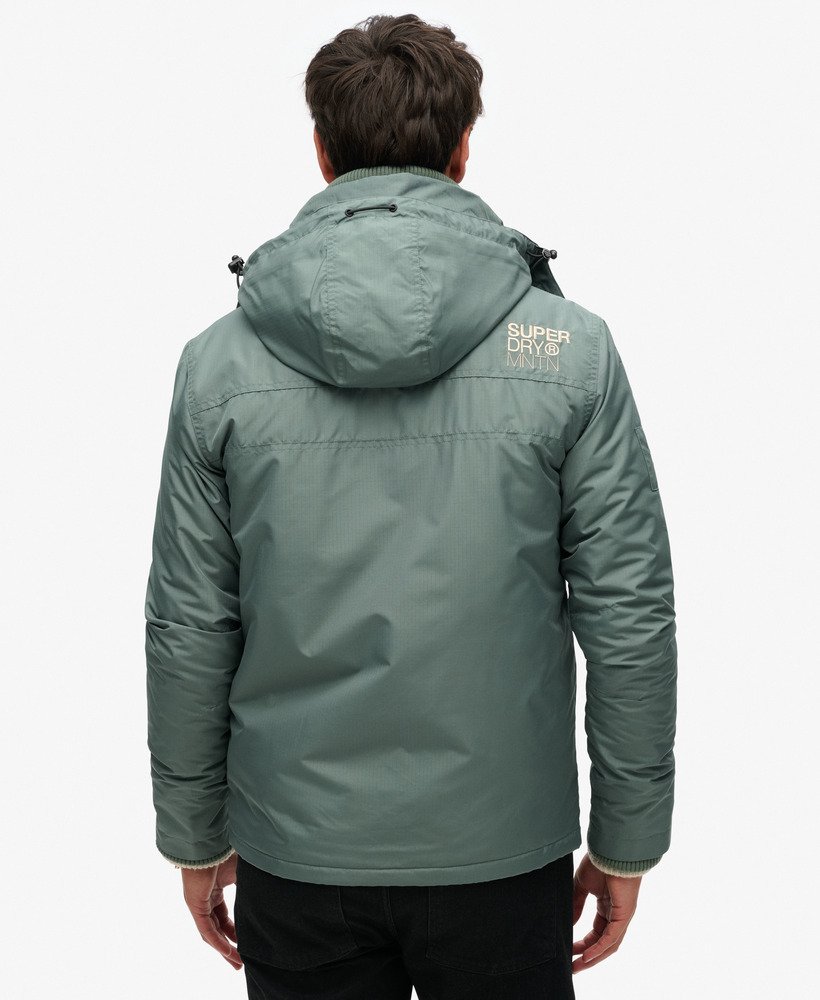 kurtka wiatrówka z kapturem mountain sd w kolorze laurel khaki