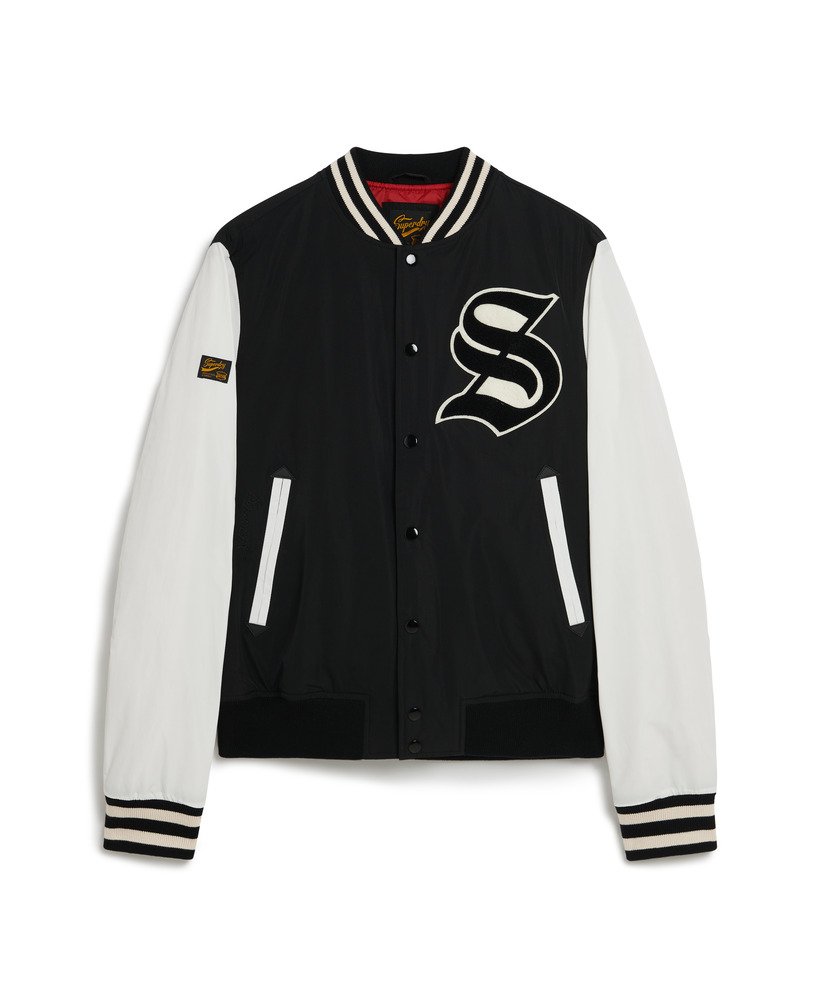 kurtka bomberka mascot varsity w kolorze jet black