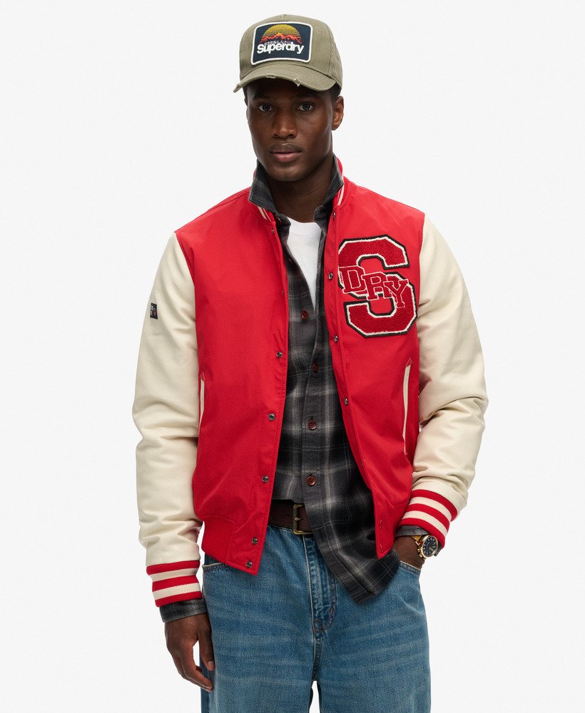 kurtka bomberka mascot varsity w kolorze varsity red