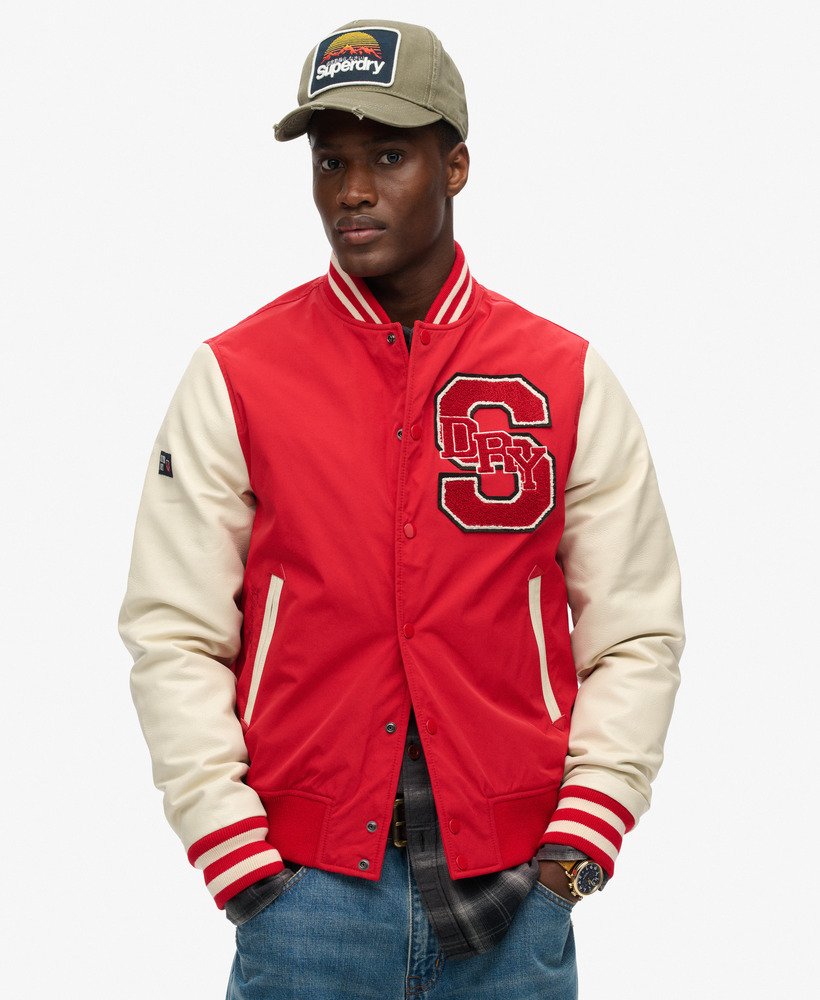 kurtka bomberka mascot varsity w kolorze varsity red