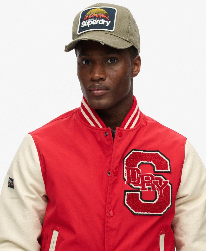 kurtka bomberka mascot varsity w kolorze varsity red
