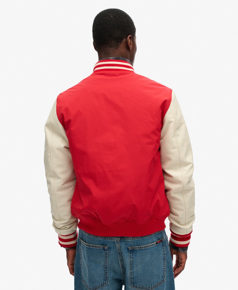 kurtka bomberka mascot varsity w kolorze varsity red